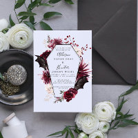 Invitación a la boda de Halloween