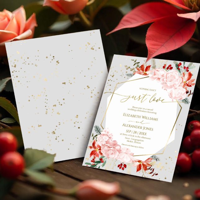 Lámina Invitación a la Boda de Invierno Nada Fancy Just L (Subido por el creador)