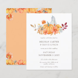 Lámina Invitación a la boda de la caída de las calabazas