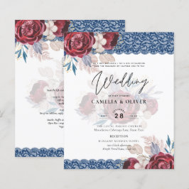 Lámina Invitación a la boda de la caída de los Rosas Leah