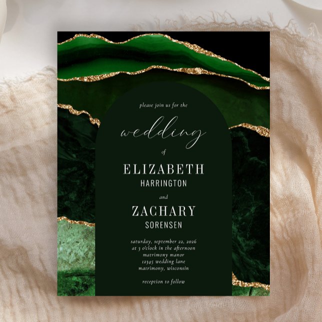 Lámina Invitación a la boda de la fiesta verde de la caza (Subido por el creador)