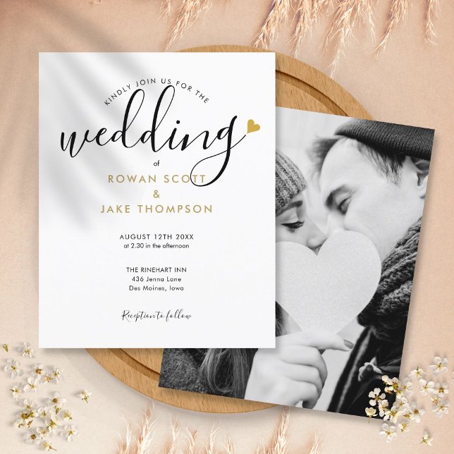 Lámina Invitación a la boda de la foto de Budget Elegant  (Subido por el creador)