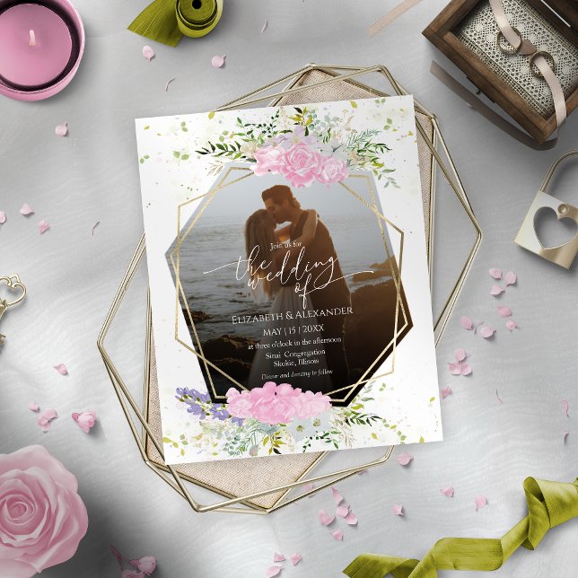 Lámina Invitación a la boda de la foto de la primavera de (Subido por el creador)