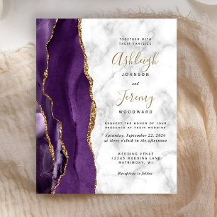 Lámina Invitación a la boda de la mezquita de oro púrpura