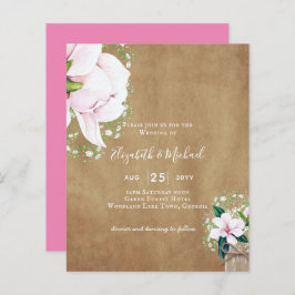 Lámina Invitación a la boda de la Moda de Magnolia Rosa d