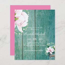Lámina Invitación a la boda de la Moda de Magnolia Rosa d