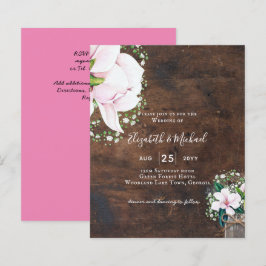 Lámina Invitación a la boda de la Moda de Magnolia Rosa d