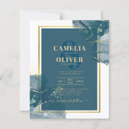 Lámina Invitación a la boda de la Moda INK con alcohol de