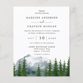 Lámina Invitación a la boda de la Montaña Forestal Presup