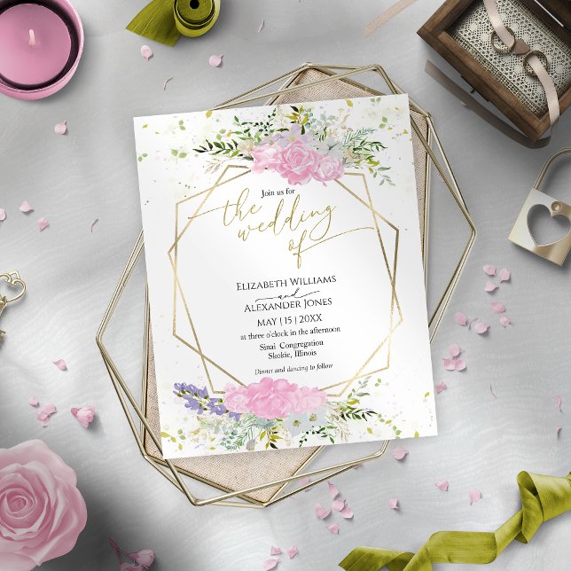 Lámina Invitación a la boda de la primavera de las flores (Subido por el creador)