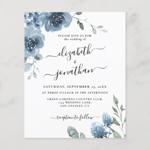 Lámina Invitación a la boda de la última hora del presupu