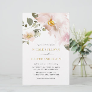 Lámina Invitación a la boda de las flores de Rubor de col