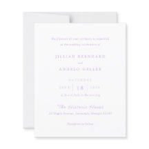 Invitación a la boda de Lilac Classic Budget