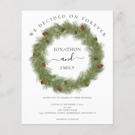 Lámina Invitación a la boda de los Navidades de presupues