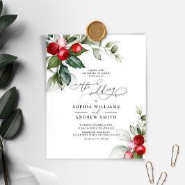 Lámina Invitación a la boda de los Navidades de presupues