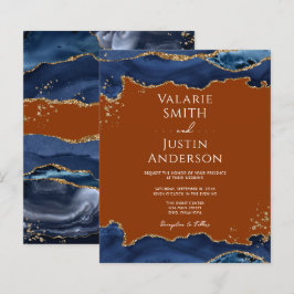 Lámina Invitación a la boda de Naranjas quemados por el A