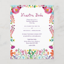 Invitación a la boda de Nuestra Boda Flowers