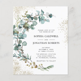 Lámina Invitación a la Boda de Oro de Eucalyptus