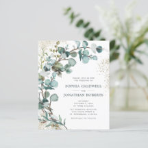 Invitación a la Boda de Oro de Eucalyptus