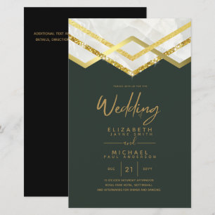 Lámina Invitación a la Boda de Oro de LeahG Budget DECO