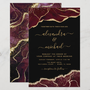 Lámina Invitación a la Boda de Oro del Agate de Presupues