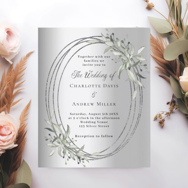 Lámina Invitación a la boda de platería (Subido por el creador)