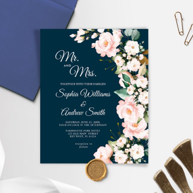 Lámina Invitación a la boda de Rosas de Rubor con presupu (Subido por el creador)