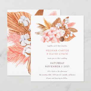 Lámina Invitación a la boda de Rubor de Budget Pampas Orc