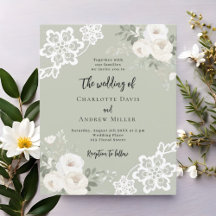 Invitación a la boda de una cruz verde verde verde