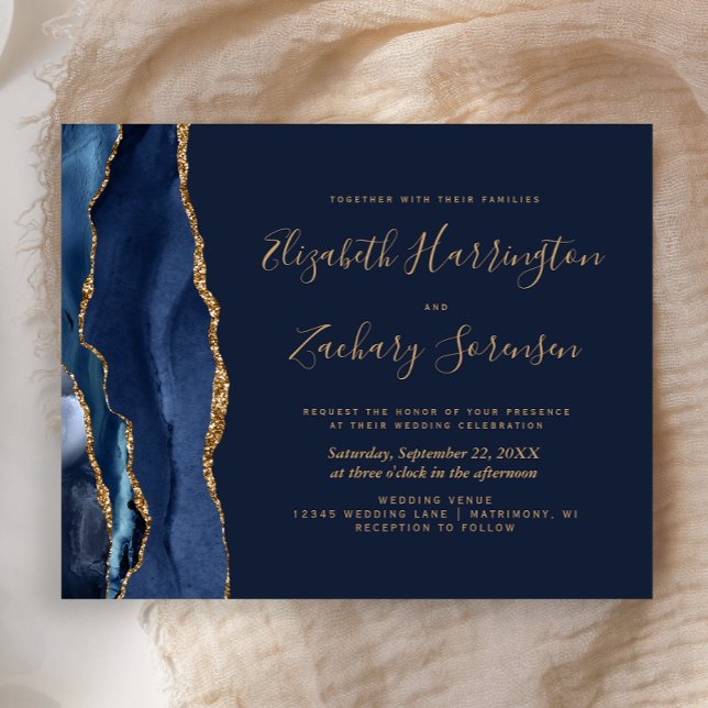 Lámina Invitación a la boda del Agate de Oro Azul de la M (Subido por el creador)