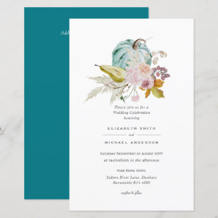 Lámina Invitación a la boda del día de gracias a la calab
