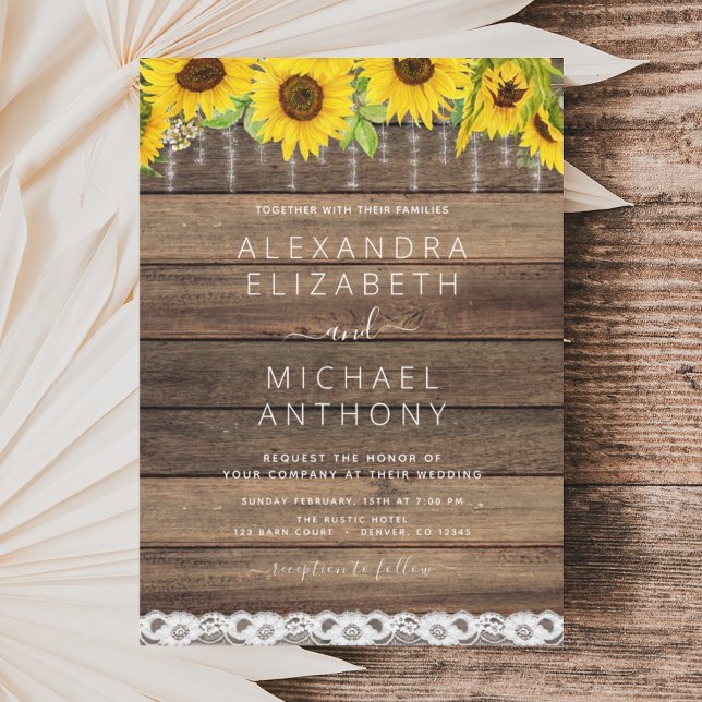 Lámina Invitación a la boda del girasol de la casa de cul (Subido por el creador)