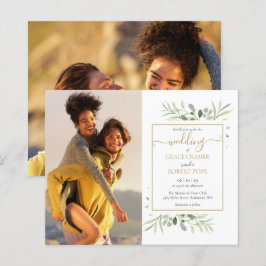 Lámina Invitación a la boda del guión de fotos de la vege