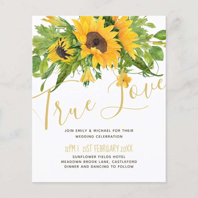 Lámina Invitación a la boda del guión de guiones de giras (Anverso)