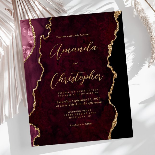 Lámina Invitación a la boda del guión de la Moda de la ag (Subido por el creador)