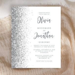 Lámina Invitación a la boda del guión de Purpurina de pla