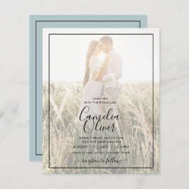 Lámina Invitación a la boda del sabio de vidrio marino pa