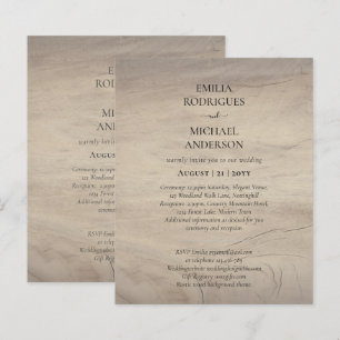 Lámina Invitación a la boda española BILINGUAL Nuestra Bo