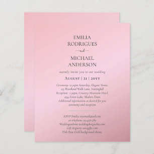 Lámina Invitación a la boda española BILINGUAL Nuestra Bo