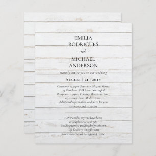 Lámina Invitación a la boda española BILINGUAL Nuestra Bo