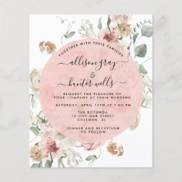 Lámina Invitación a la boda floral | Annabeth