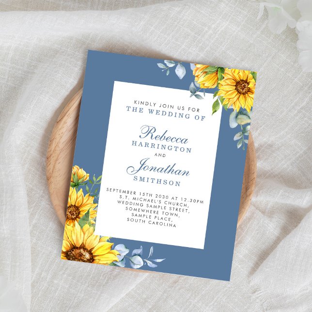 Lámina Invitación a la boda floral de eucalipto de giraso (Subido por el creador)