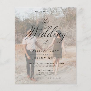 Lámina Invitación a la boda fotográfica