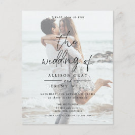 Lámina Invitación a la boda fotográfica