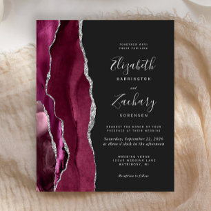 Lámina Invitación a la boda oscura del Agate de Plata Bor