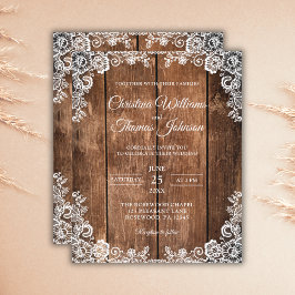 Lámina Invitación a la boda por países con presupuesto