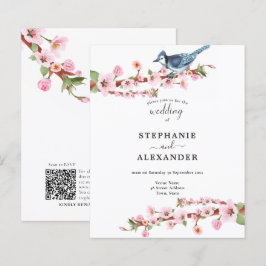 Lámina Invitación a la boda QR de Blue Bird Quart