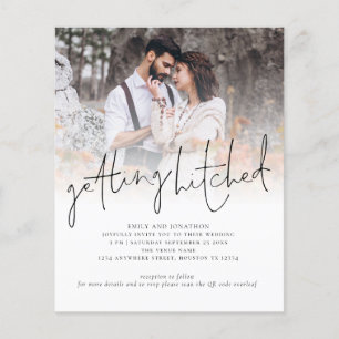 Lámina Invitación a la boda QR de la foto del presupuesto
