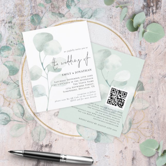 Lámina Invitación a la boda QR del sabio presupuestario E (Subido por el creador)
