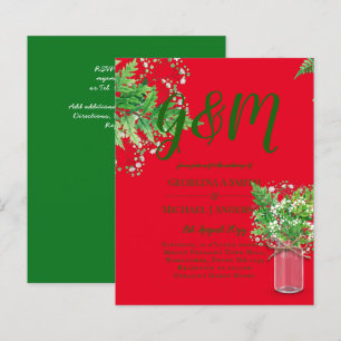 Lámina Invitación a la Boda Roja para la Generación Verde